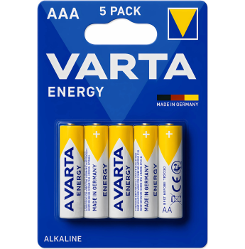 VARTA - Energy AAA Alkaline Batterien 5er-Pack